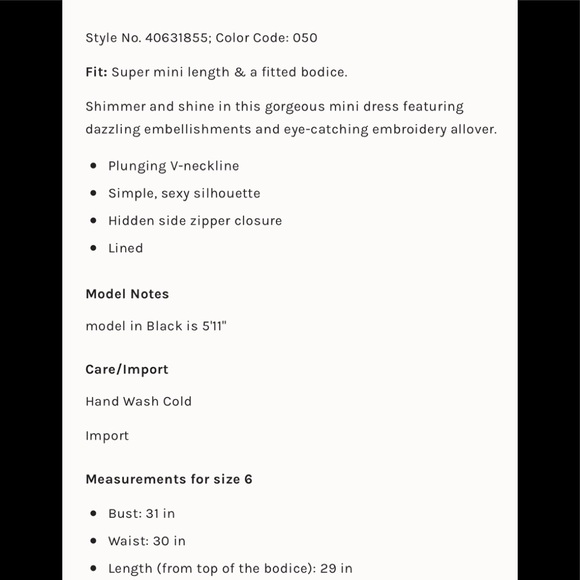 Free People Night Shimmer Sequined Mini Dress NWT - Picture 6 of 6